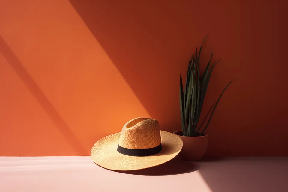 צמח שולחן כובע ורוד