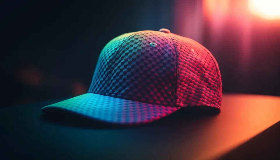 warna glowing fedora hat